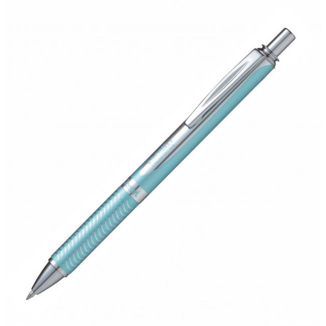 Gélový roller Pentel Energel Steel, svetlo modrý_1