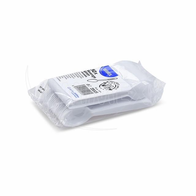 Kávová lyžička (PP) opakovane použiteľná biela 13cm [50 ks]_1