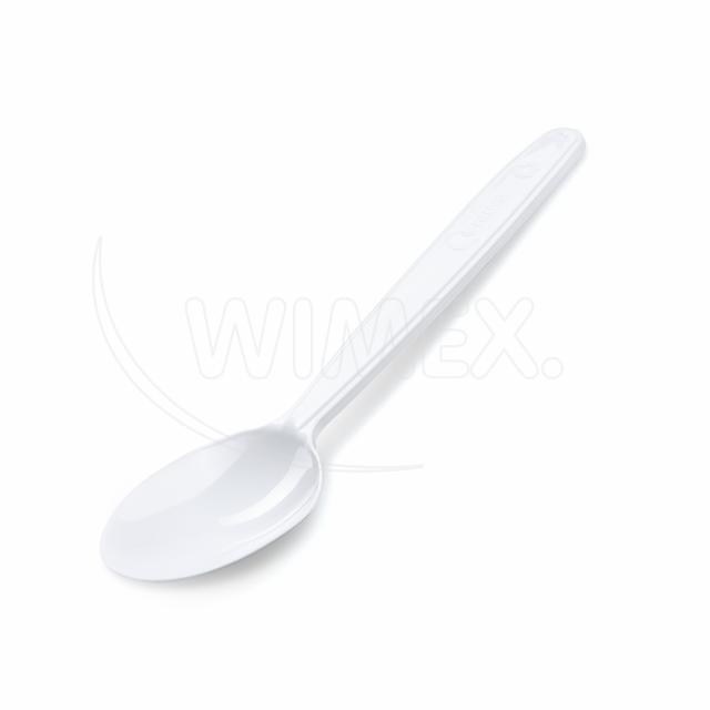 Lyžica (PP) opakovane použiteľná biela 18,5cm [50 ks]_4