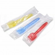 Zmrzlinová lyžička farebná mixhygienicky balená 9,5 cm [100 ks]_1