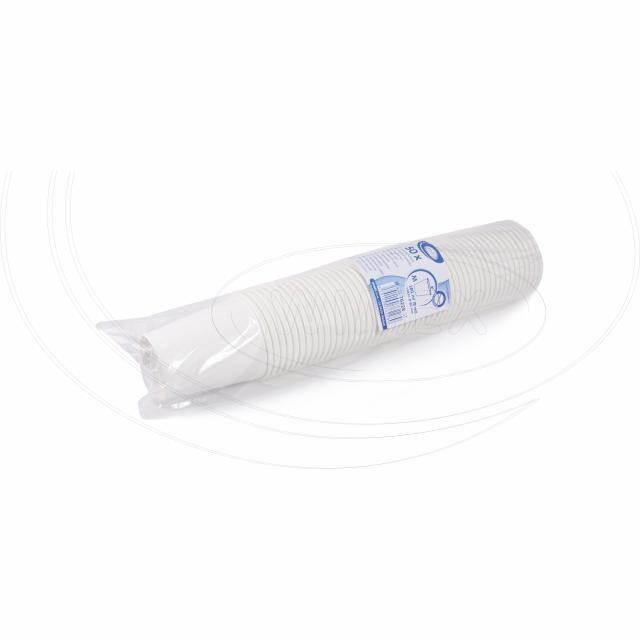 Papierový pohár biely O80mm 280ml M: 0,2L/8oz [50 ks]_2