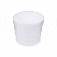 Termo-miska okrúhla biela 460 ml s viečkom do vnútra!!![25 ks] _1