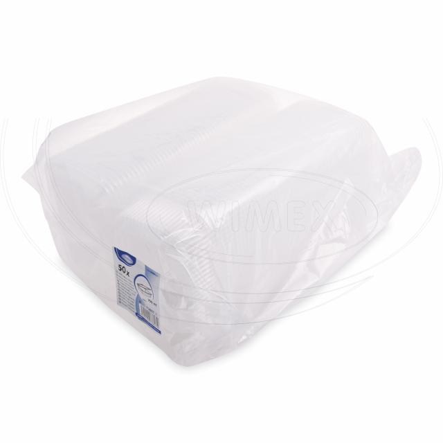 Miska (PP) s viečkom oválna priehľadná 750ml [50 ks]_2