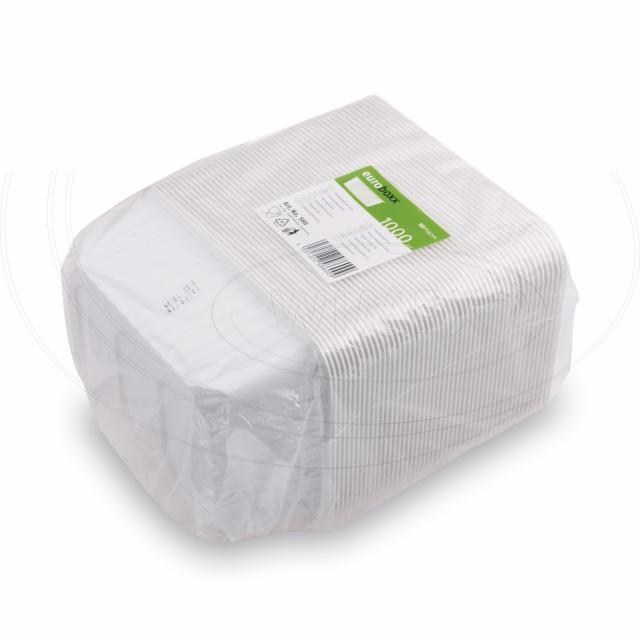 Vanička (PP) hranatá biela 186 x 133 mm 1000ml [50 ks]_2