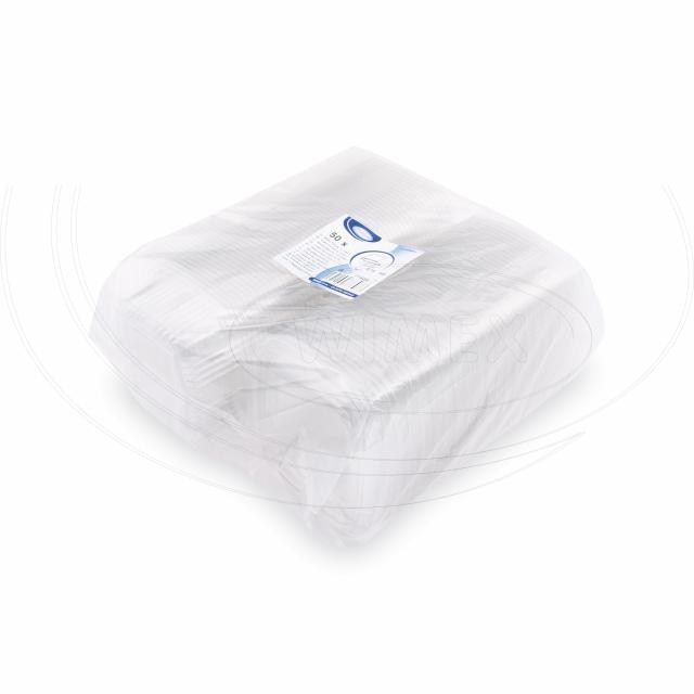 Miska (rPET) s viečkom hranatá priehľadná 375ml [50 ks] - vyradene _2