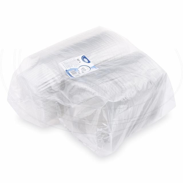 Miska (rPET) s viečkom oválna priehľadná 1000ml [50 ks]_2