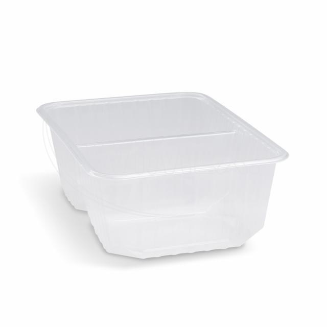 Vanička (PP) hranatá 2dielna priehľadná 186 x 133 mm 1000ml [50 ks]_4
