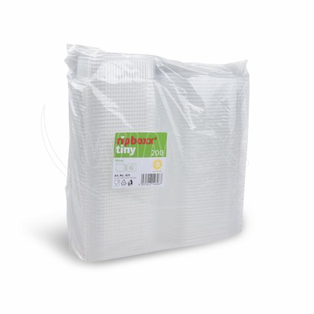 Miska (PP) Ripboxx Tiny s viečkom priehľadná 125ml [50 ks]_2
