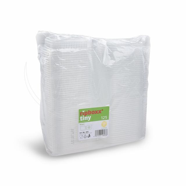 Miska (PP) Ripboxx Tiny s viečkom priehľadná 200ml [50 ks]_2