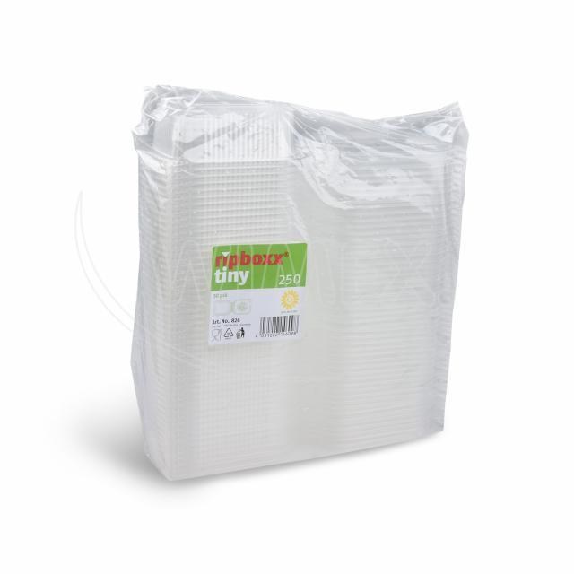 Miska (PP) Ripboxx Tiny s viečkom priehľadná 250ml [50 ks]_2
