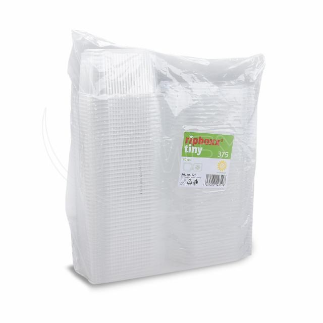 Miska (PP) Ripboxx Tiny s viečkom priehľadná 375ml [50 ks]_2