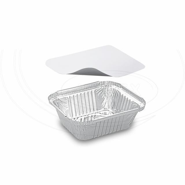 Miska (ALU) hranatá 145 x 120 x 41 mm 470ml + viečko [5 sád]_3
