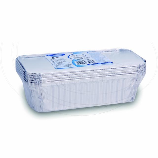 Miska (ALU) hranatá 218 x 114 x 54 mm 900ml + viečko [5 sád]_2