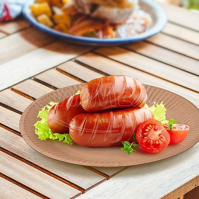 Papierový tanier nepremastiteľný kraft O18cm [100 ks] 100% celulóza, i165013_3