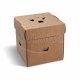 Burger box (PAP FSC Mix) rozkladací nepremastiteľný kraft 145 x 145 x 150 mm [50 ks]_3