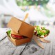 Burger box (PAP FSC Mix) nepremastiteľný kraft 135 x 135 x 100 mm [50 ks]_3
