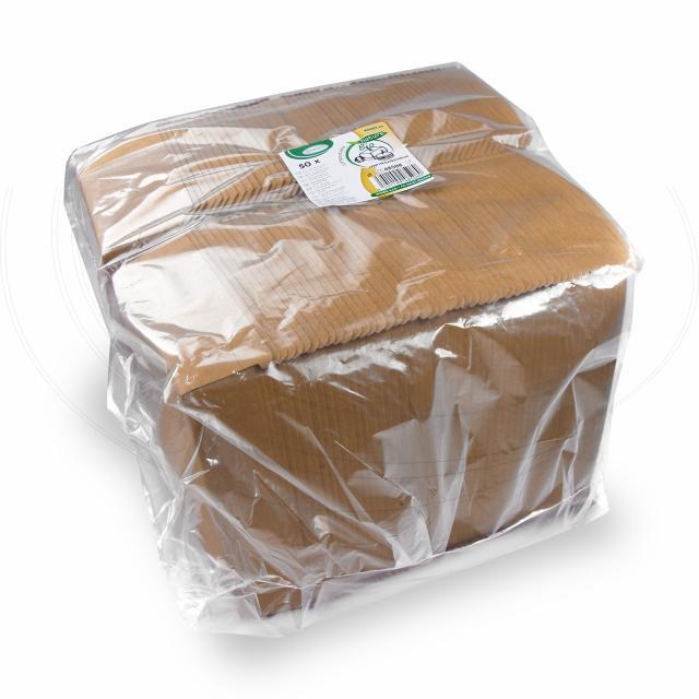 Burger box Plus (PAP-FSC Mix) nepremastiteľný kraft 195 x 135 x 100 mm [50 ks]_2