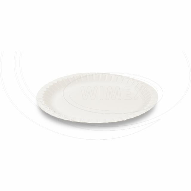 Papierový tanier biely O23cm [50 ks], 100% celulóza, hlboký, i230001_3