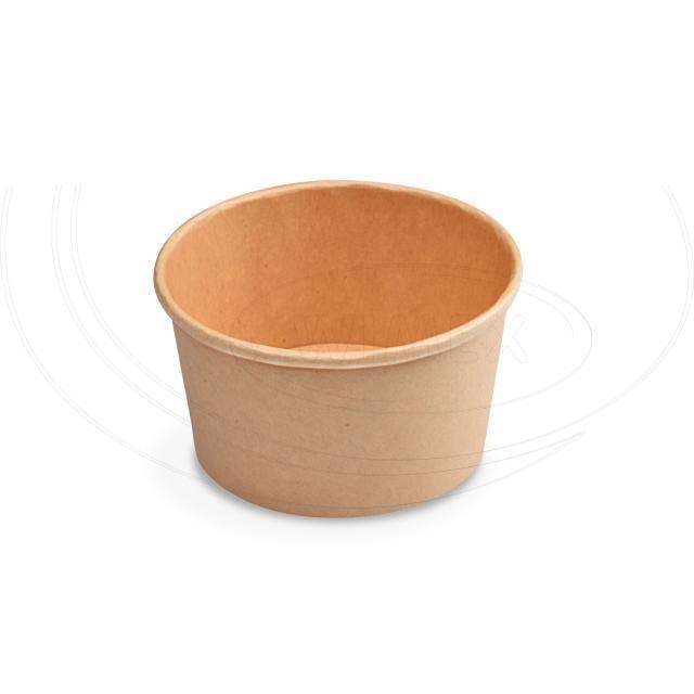 Papierová miska (PAP/PE) kraft O115mm 350ml S [50 ks]_4