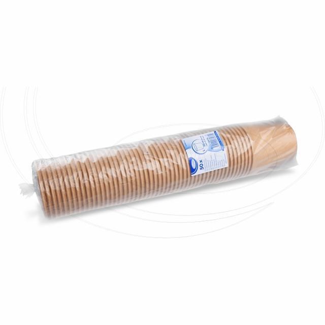 Papierová miska (PAP/PE) kraft O115mm 750ml L [50 ks]_2