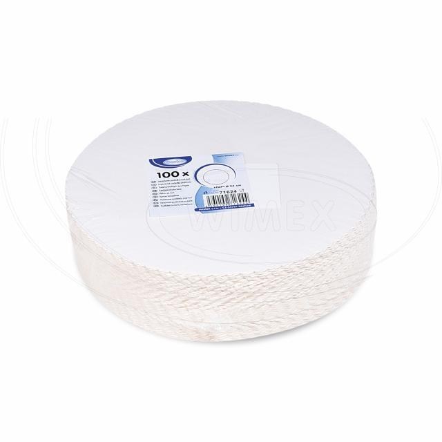 Lepenková podložka pod tortu biela O24cm RECY [100 ks]_2