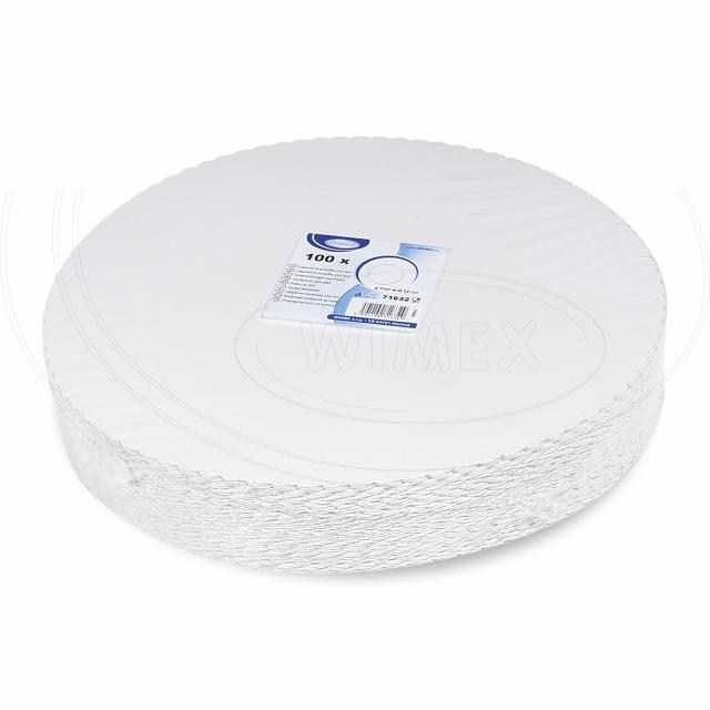 Lepenková podložka pod tortu biela O32cm RECY [100 ks]_2