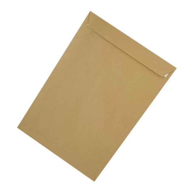 Taška B5 s X dnom a odtrhávacou páskou 176x250mm hnedá 110g 50ks_1