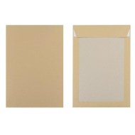 Poštové tašky B4 s páskou,s kartónovou zadnou stranou hnedé_1