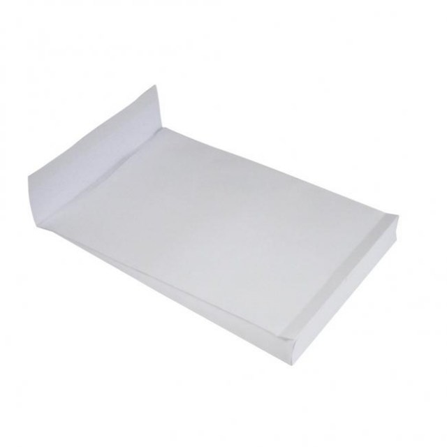 Taška B4 s X dnom a odtrhávacou páskou 250 x 354 mm biela 140g_1