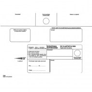 Poštové obálky C5 doručenka do VR OD, Nedoposielať, 100 ks