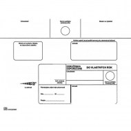 Poštové obálky C5 doručenka do VR OD, Doposielať, 100 ks