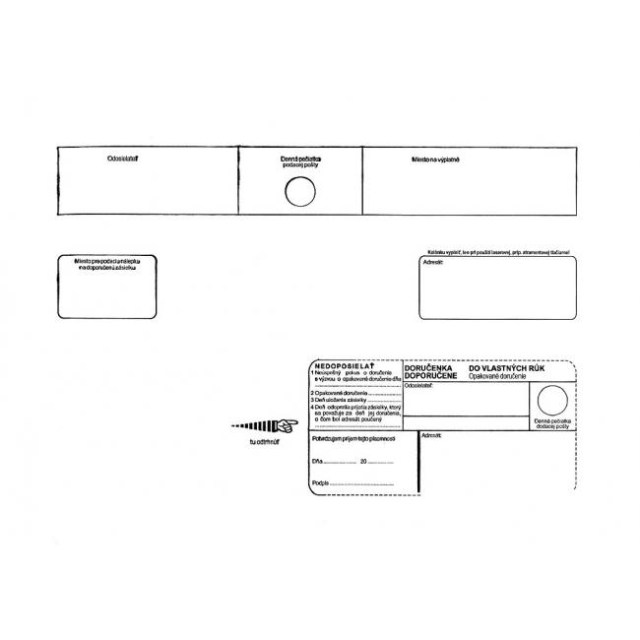 Poštové obálky C4 s páskou, do VR OD biele, 250 ks Nedoposielať_1