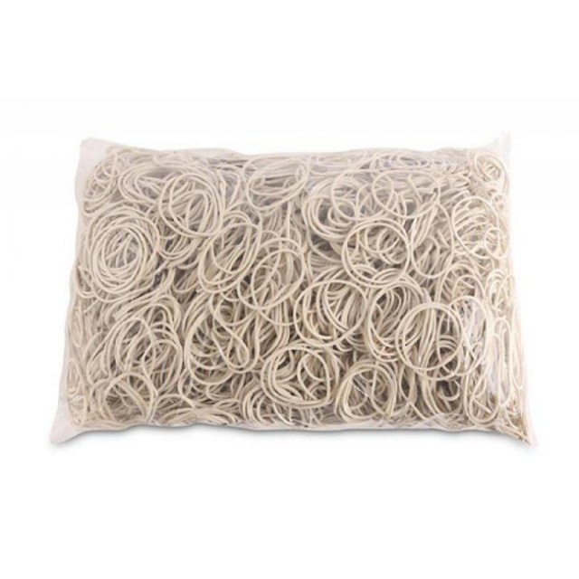 Gumičky Office Products 40mm 1kg biele_1
