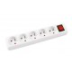 Predlžovací kábel Office Products s 5 zásuvkami s vypínačom 1,5m_2