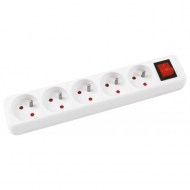 Predlžovací kábel Office Products s 5 zásuvkam s vypínačom 3m_2