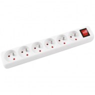 Predlžovací kábel Office Products so 6 zásuvkami s vypínačom 1,5m_2