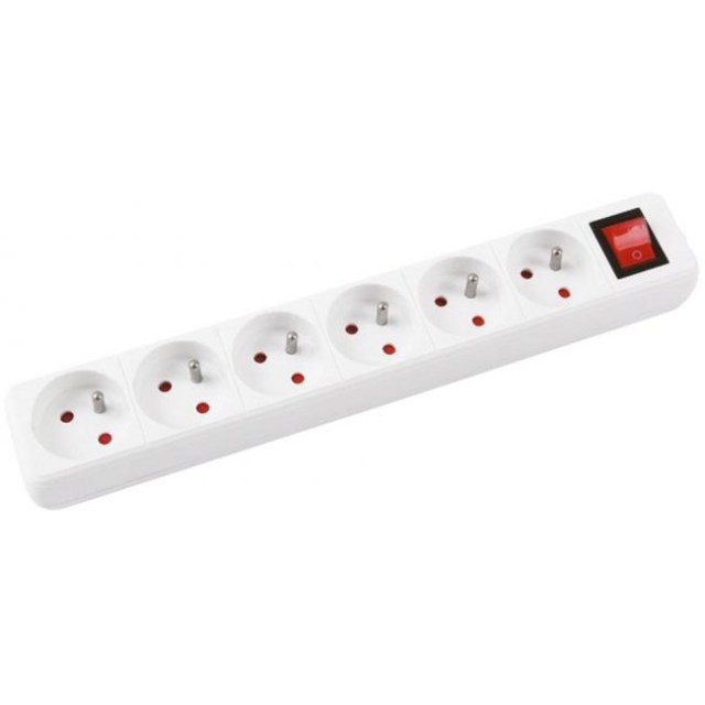 Predlžovací kábel Office Products so 6 zásuvkami s vypínačom 1,5m_2