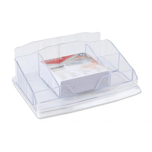 Stolový organizér Office Products transparentný_1