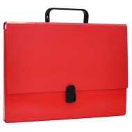 Aktovka s držadlom Office Products na dokumenty A4 červená_1
