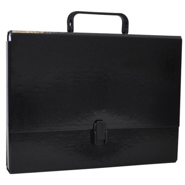 Aktovka s držadlom Office Products na dokumenty A4 čierna_1