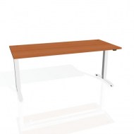 Pracovný stôl Motion, ZO, 2S, 180x70,5-120,5x80 cm, čerešňa/sivá_2