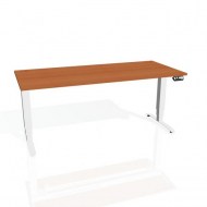 Pracovný stôl Motion, PO, 3S, 180x61 - 128x80 cm, čerešňa/sivá_2