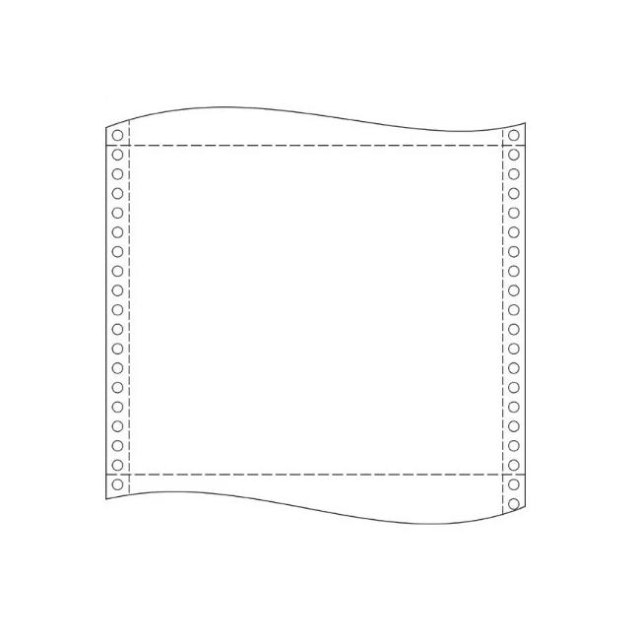 Tabelačný papier 39 cm x 12“ 1+0 s BP 60g 2000 zložiek_1