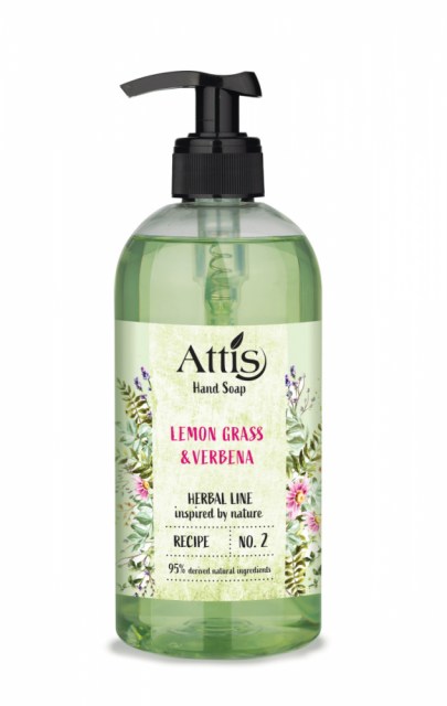 ATTIS HERBAL tekuté mydlo Lemon Grass & Verbena 500 ml_1