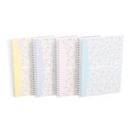 Blok Oxford Floral, A5, 60 listov, linajkový, mix farieb_1