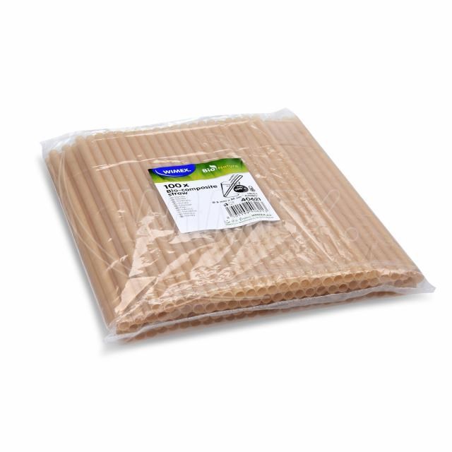 Slamka bio-kompozit prírodná hnedá JUMBO O8mm x 25cm [100 ks]_3