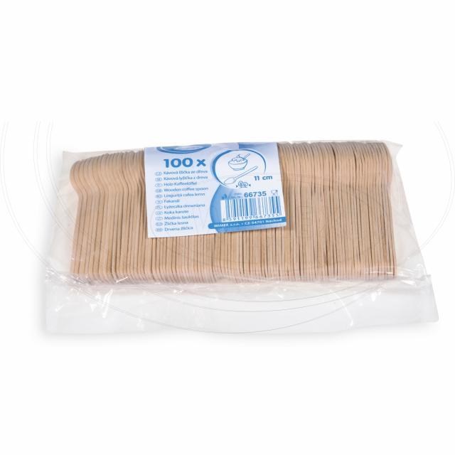 Kávová lyžička (drevená FSC 100%) 11cm [100 ks]_2
