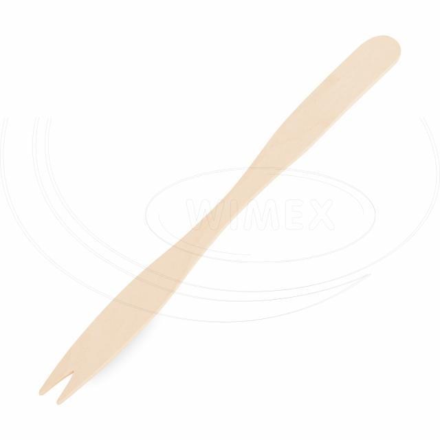 Vidlička desiatová (drevená FSC 100%) dlhá 14cm [500 ks]_4