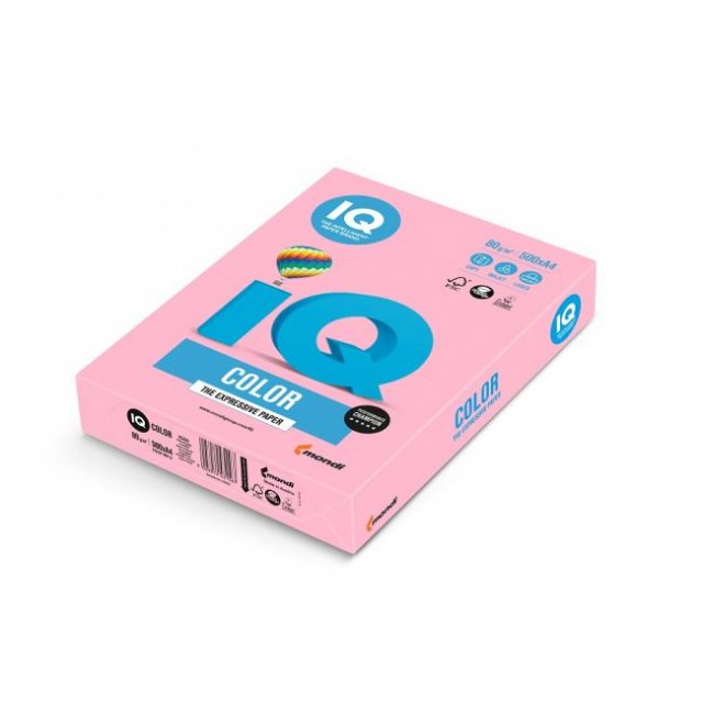Farebný papier IQ color flamingo ružová OPI74, A4 80g_1