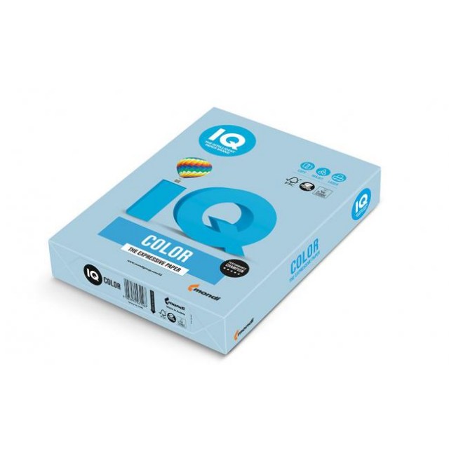 Farebný papier IQ color ľadovomodrý OBL70, A4 80g_1